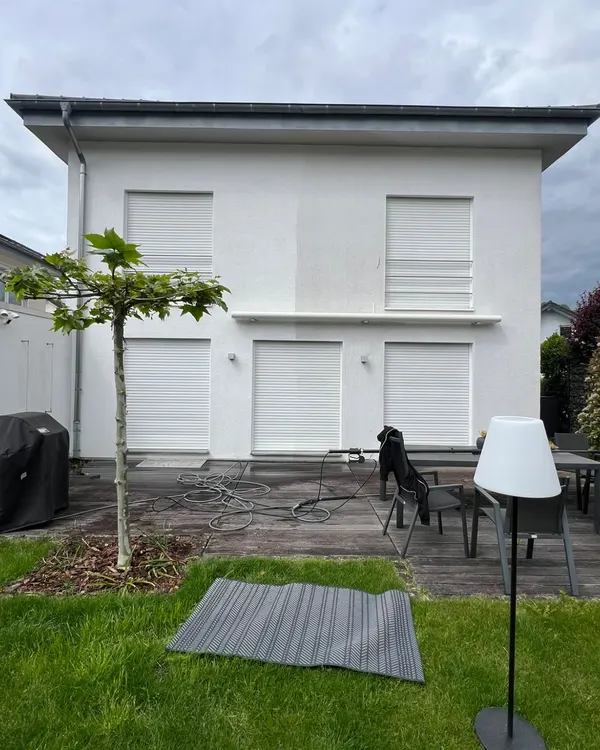 Einfamilienhaus vor der Reinigung